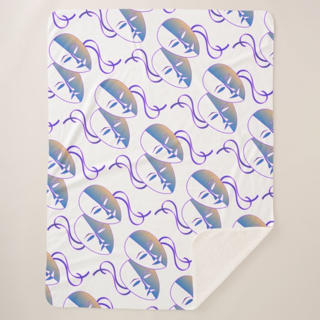 Couverture Sherpa Masque (Devant)