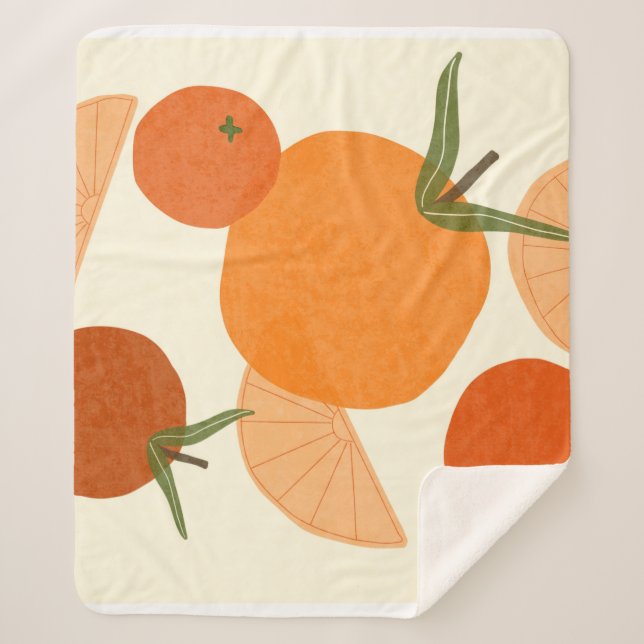 Couverture Sherpa Matisse Inspiré : Formes Abstraites modernes (Devant)