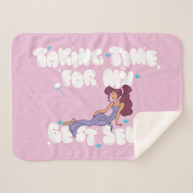 Couverture Sherpa Megara - Taking Time For My Best Self Sherpa Blank (Devant (Horizontal))