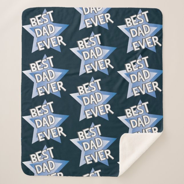 Couverture Sherpa Meilleur Papa Ever (Devant)
