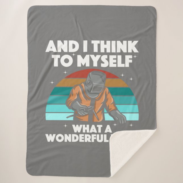 Couverture Sherpa Meilleur Welding Art Men Women Arc Welder Ir (Devant)