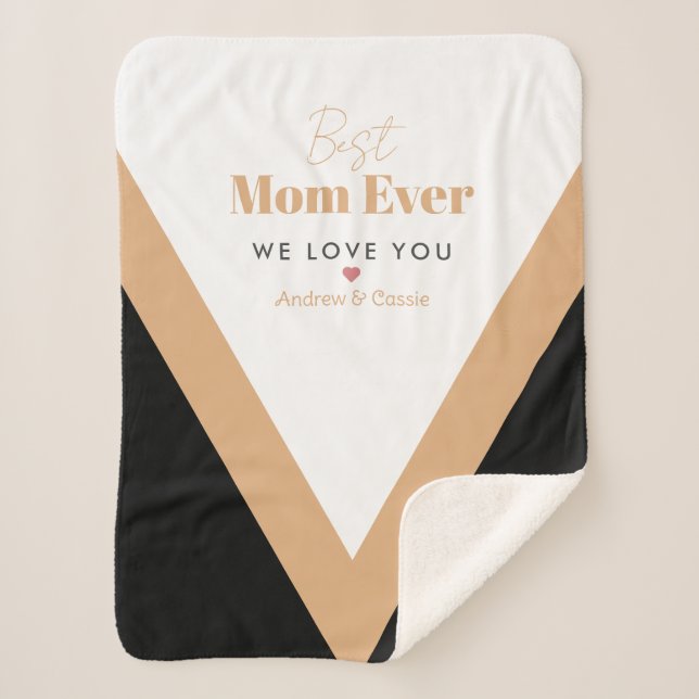 Couverture Sherpa Meilleure maman jamais (Devant)