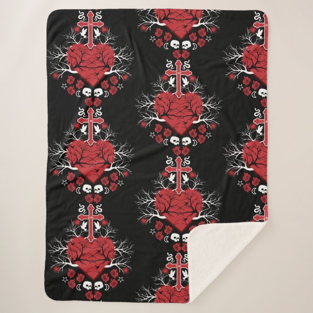 Couverture Sherpa Meilleurs accessoires gothiques (Devant)