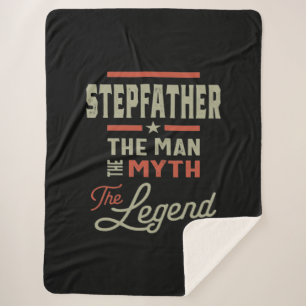 Couverture Sherpa Mens Stepfather The Man The Myth The Legend
