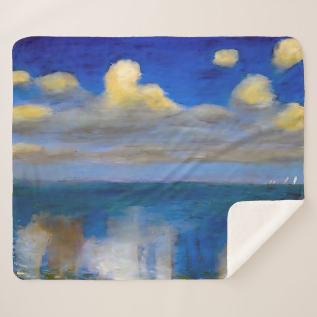 Couverture Sherpa Mer | Emil Nolde | (Devant (Horizontal))