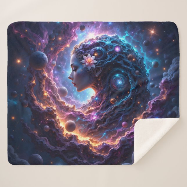 Couverture Sherpa Mère de l'Univers – Celle qui rêve les étoiles. (Devant (Horizontal))