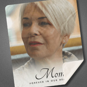 Couverture Sherpa Mère Photo Hommage commémoratif Souvenir