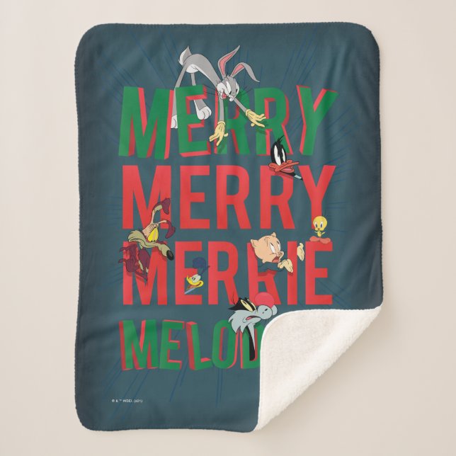 Couverture Sherpa Merry Merry MERRIE MELODIES™ (Devant)