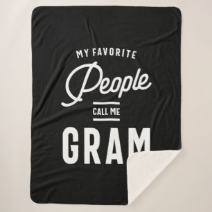 Couverture Sherpa Mes Gens Préférés M'Appelent Gram