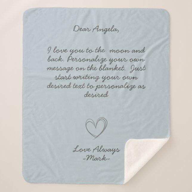 Couverture Sherpa Message manuscrit Personnaliser le texte  (Devant)