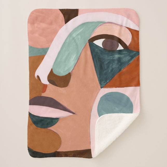 Couverture Sherpa Mi-face Geo (Devant)