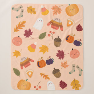 Couverture Sherpa Mignon Automne