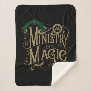 Couverture Sherpa MINISTÈRE vintage DE MAGIC™ Graphic
