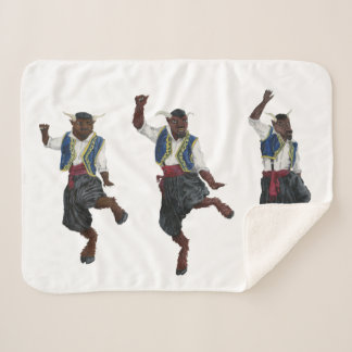 Couverture Sherpa Minotaures grecques Danser Imaginaire Art Sherpa B