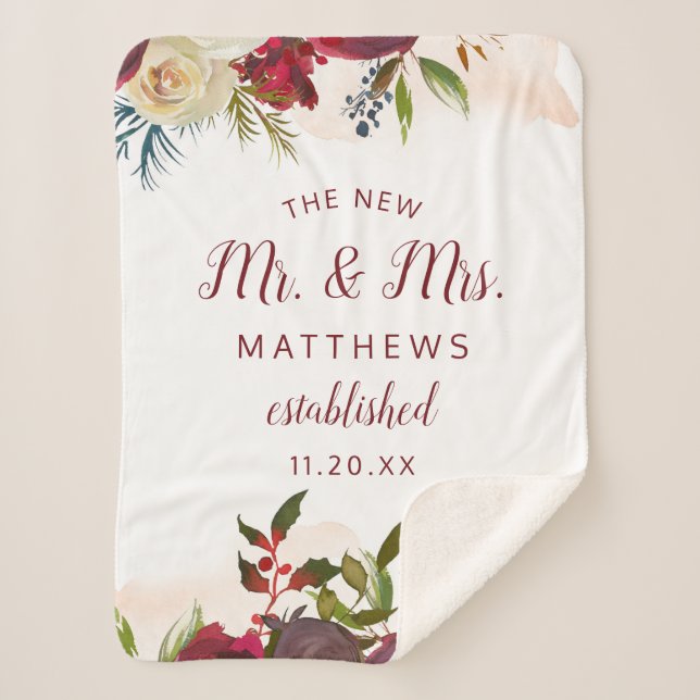 Couverture Sherpa Mistletoe Manor Le Nouveau M. & Mme Newlyweds (Devant)