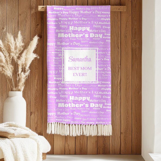 Couverture Sherpa Modern Personalized Gift for Her Typography Text (Modern Personalized Gift for Her Typography Blanket)
