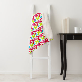 Couverture Sherpa Moderne aux Formes Abstraites Co