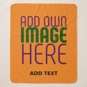 COUVERTURE SHERPA MODERNE ÉDITABLE DARK ORANGE MODÈLE TEXTE D'IMAGE
