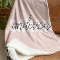 Moderne Pastel Rose Beauté Personnalisée Vous Nom