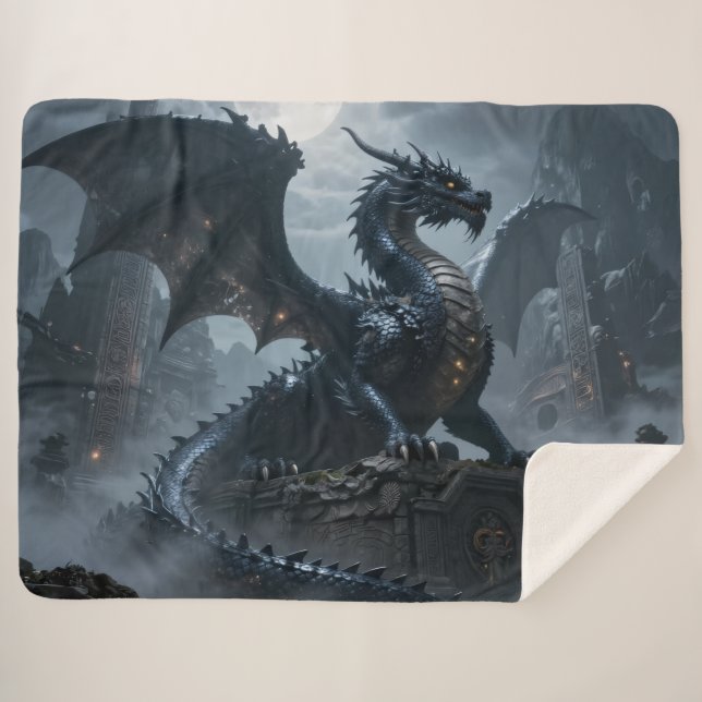 Couverture Sherpa Monde des dragons – Le royaume du feu et de la mag (Devant (Horizontal))