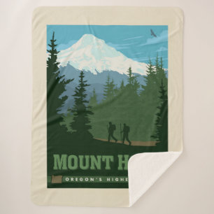 Couverture Sherpa Mont Hood Oregon