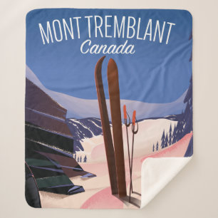 Couverture Sherpa Mont Tremblant Ski Canada