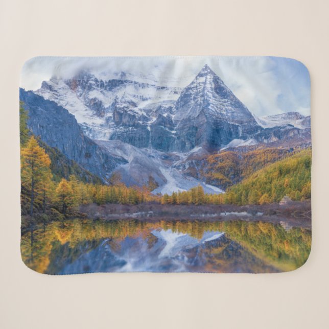 Couverture Sherpa Montagnes | Montagnes de l'Himalaya, Chine (Devant (Horizontal))