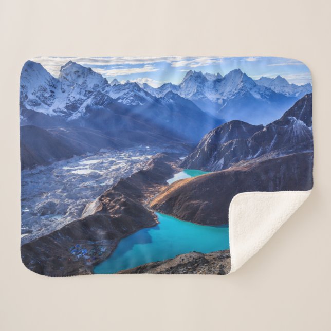 Couverture Sherpa Montagnes | Montagnes de l'Himalaya, Pérou (Devant (Horizontal))