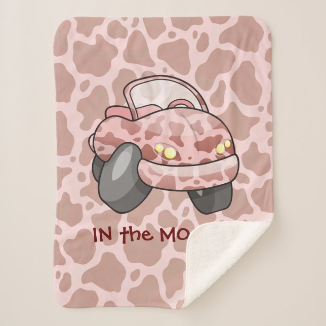 Couverture Sherpa Moo Car (Devant)