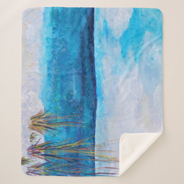 Couverture Sherpa Moonstudio - St. Andrew's Beach Sherpa Blanket (Devant)