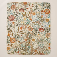 Morris Acanthus Floral Crewel Motif de broderie