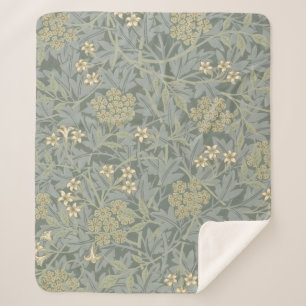 Couverture Sherpa Morris Vine & Jasmine Jardin Fleur Classique