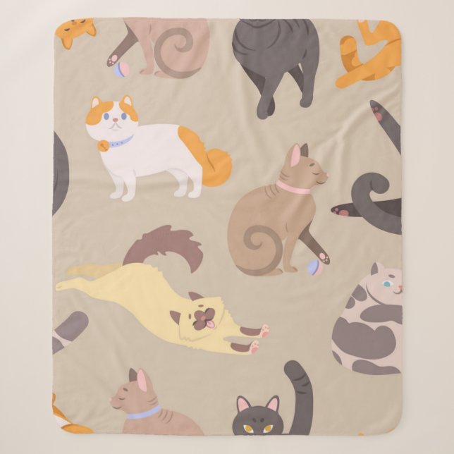 Couverture Sherpa Motif (Devant)