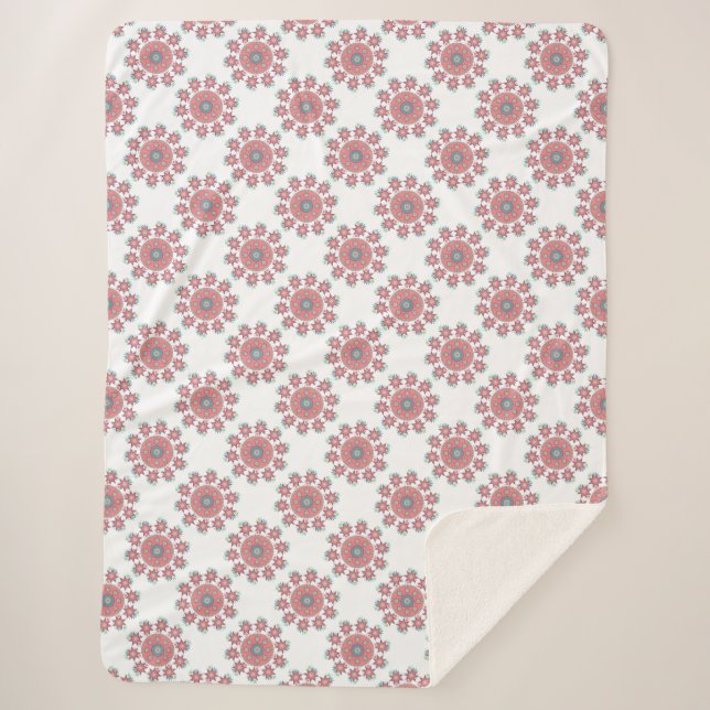 Couverture Sherpa Motif Aztec (Devant)