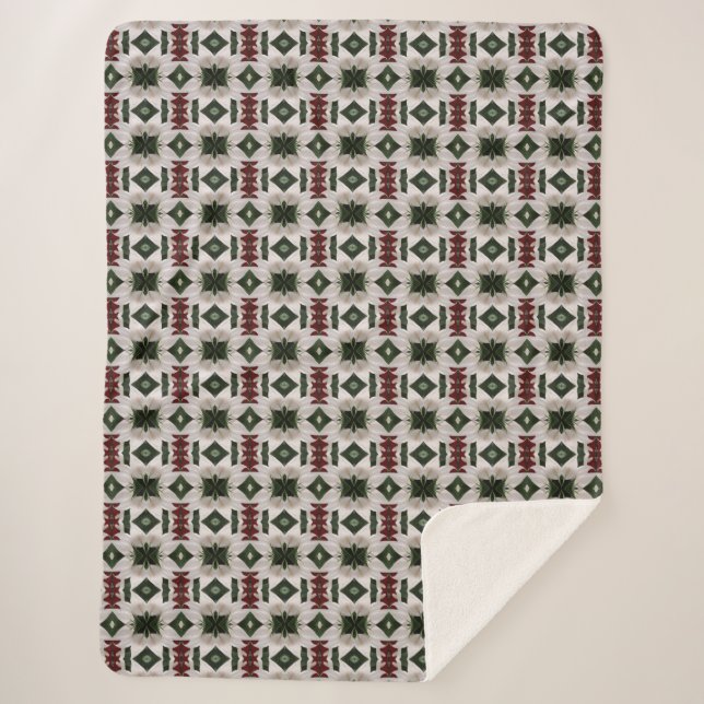 Couverture Sherpa Motif brillant (Devant)