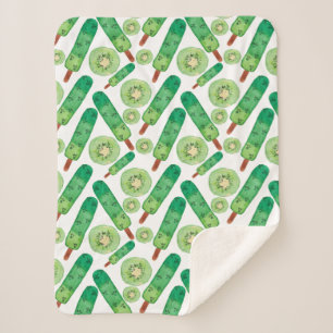 Couverture Sherpa Motif crème glacée motif Lollies lollipop 3