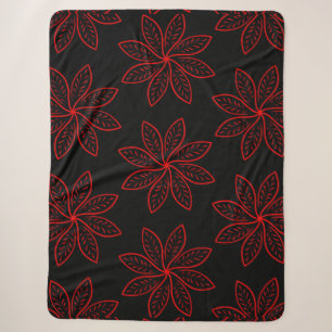 Couverture Sherpa Motif criminel sur noir