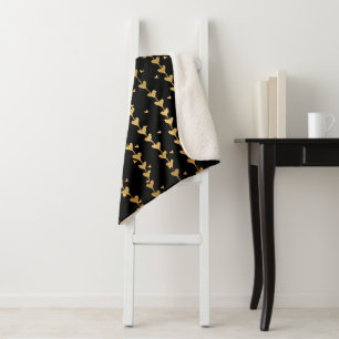 Couverture Sherpa Motif de coeur 14