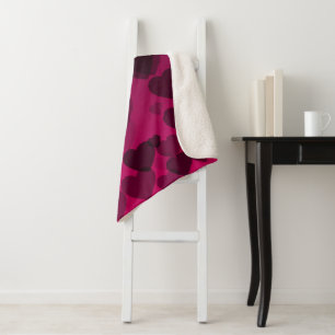 Couverture Sherpa Motif de coeur 18