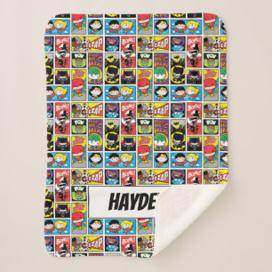 Couverture Sherpa Motif de compilation de la Ligue de justice de Chi