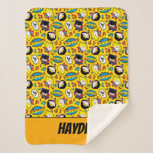 Couverture Sherpa Motif de danse Chibi Heroine