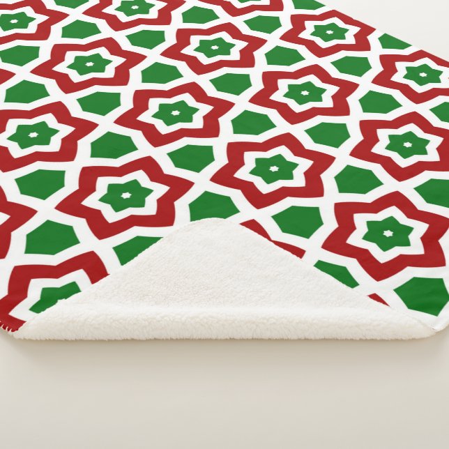 Couverture Sherpa Motif de Noël (3/4)