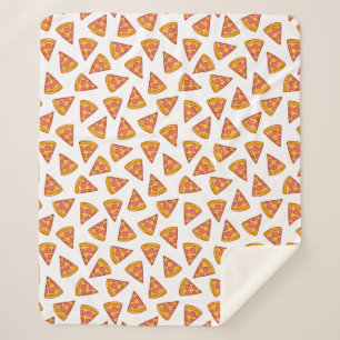 Couverture Sherpa Motif de tranche Pizza Fun