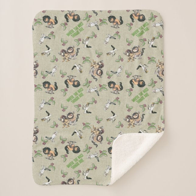 Couverture Sherpa Motif de Vacances Wild Rumpus (Devant)