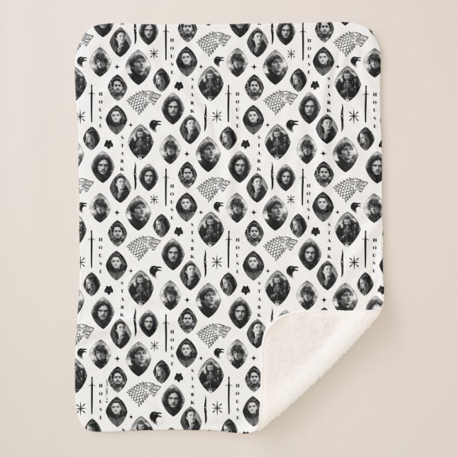 Couverture Sherpa Motif des icônes et des portraits Stark House (Devant)