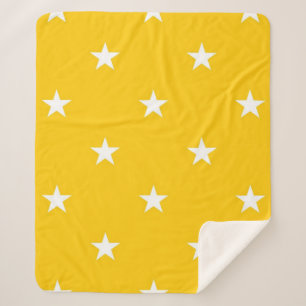 Couverture Sherpa Motif d'étoiles