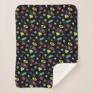 Couverture Sherpa Motif d'icône de véhicule Batwheel™
