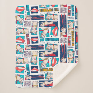Couverture Sherpa Motif du panneau de dessin Krypto