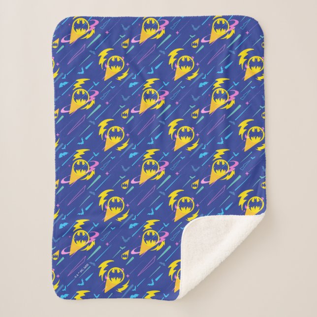 Couverture Sherpa Motif du signal de chauve-souris Batman (Devant)
