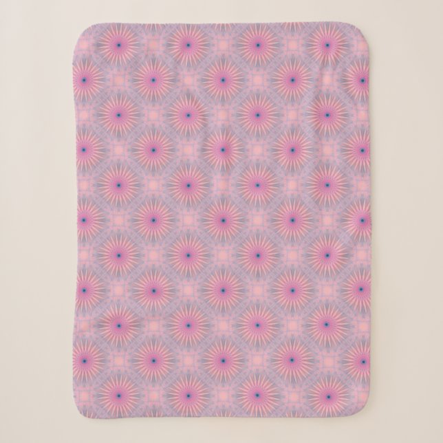 Couverture Sherpa Motif Mandala (Devant)